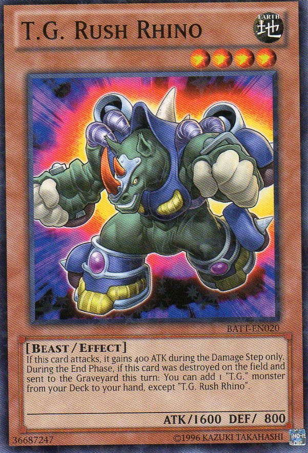 T.G. Rush Rhino [BATT-EN020] Starfoil Rare Online