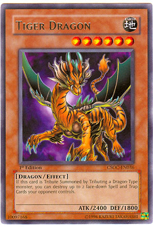 Tiger Dragon [CSOC-EN036] Rare Supply